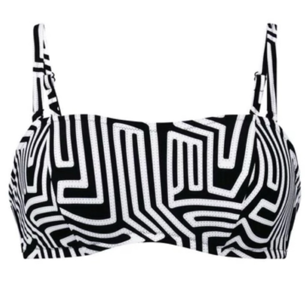 ROSA FAIA • Swimwear Bella Top Bikini Top Black Bandeau